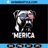 Boxer Dog 'Merica Svg Png