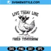 Farmhouse Chicken SVG | Retro Rooster Shirt Design Digital Download 2 Farmhouse Chicken SVG