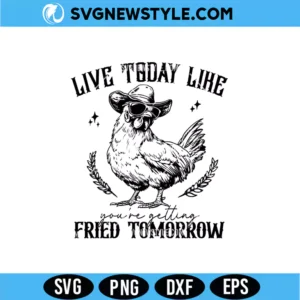 Farmhouse Chicken SVG