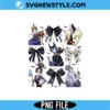Coquette Bow Disney Villains Signature Png