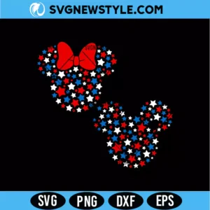 Disney Minnie Fourth Of July Svg