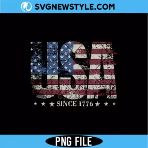 Distressed USA Flag PNG