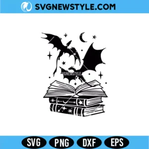 Dragon Book Svg