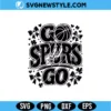 Go Spurs Go PNG SVG Black Spirit Cut File Digital Download 3 Go Spurs Go PNG SVG