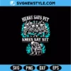 Heart Says Pit Knees Say Sit Skeleton SVG