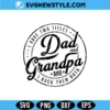 I Rock Both Dad and Grandpa SVG | Funny Fatherhood Cut File 3 I Rock Both Dad and Grandpa SVG