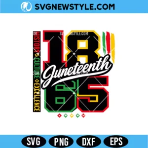 Juneteenth 1865 Svg file