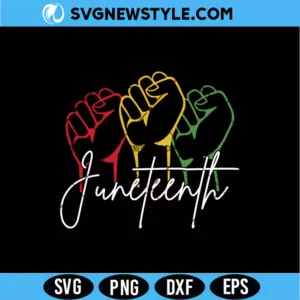 Juneteenth Fist SVG