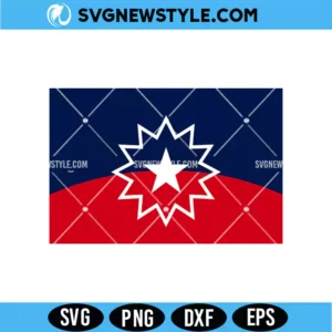 Juneteenth Flag 1865 SVG