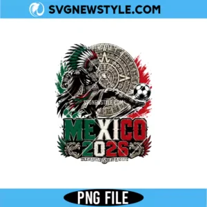 Mexico 2026 Aztec Warrior PNG