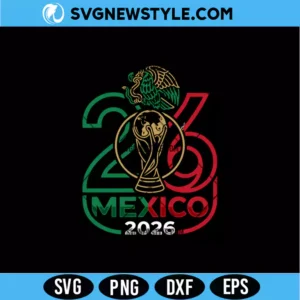 Mexico Football Tournament 2026 SVG