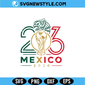 Mexico 2026 World Cup SVG Png