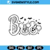 Mickey Pumpkin Boo SVG Cute Pumpkin Ear Instant Download 3 Mickey Pumpkin Boo SVG