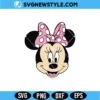 Minnie Mouse Head SVG PNG | Vintage Cartoon Icon Cut File Digital Download 2 Minnie Mouse Head SVG PNG