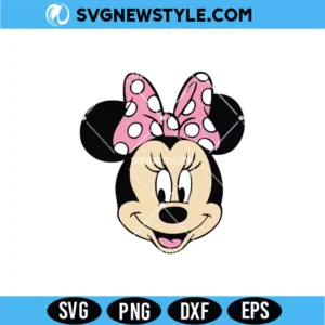 Minnie Mouse Head SVG PNG