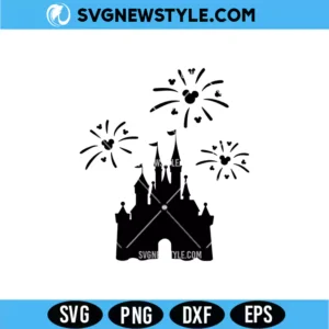 Mouse Head Fireworks SVG