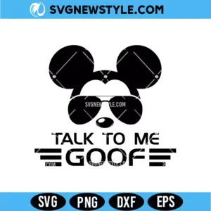 Talk To Me Goof Svg Png | Funny Cartoon Puppy Cut File Digital Download