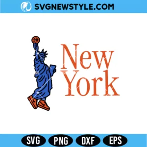 New York Statue of Liberty Basketball Svg