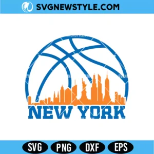 New York Basketball Team SVG