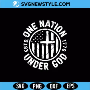 One Nation Under God SVG