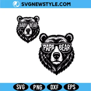 Papa Bear Svg Png