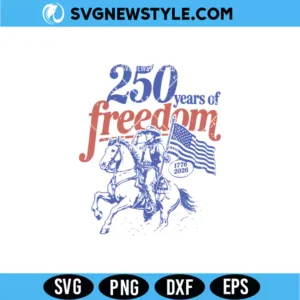 Western USA 250th Anniversary Svg