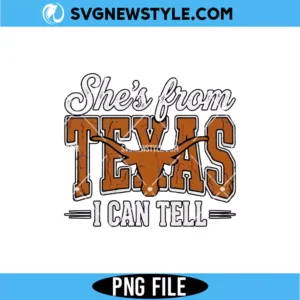 She's From Texas PNG