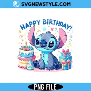 Stitch Birthday Png Space Monster Instant Download