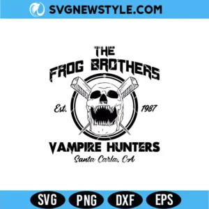The Frog Brothers SVG Digital Download | 80s Horror Graphic Design