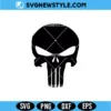 The Punisher Symbol SVG | Modern Skull Cut File Download Digital 2 The Punisher Symbol SVG