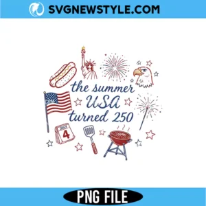 The Summer USA Turned 250 PNG
