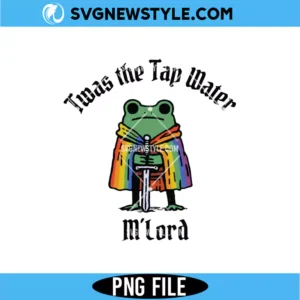 Twas The Tap Water Frog PNG