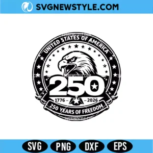 USA 250th Celebration Eagle SVG
