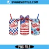 USA Flag Dr Pepper PNG