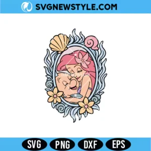 Ariel And Flounder Atlantica Bestie Svg