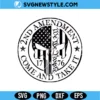 Freedom Skull Emblem Svg