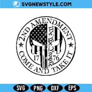 Freedom Skull Emblem Svg