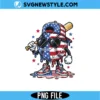 Baseball Drip Ice Cream PNG Digital Download | Sports Summer Sublimation 3 Baseball Drip Ice Cream PNG