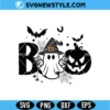 Boo Ghost Pumpkin SVG