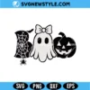 Boo Halloween SVG | Cute Ghost Cut File for Cricut & Silhouette 3 Boo Halloween SVG