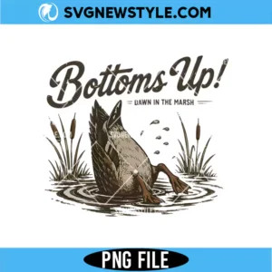 Bottoms Up Duck PNG