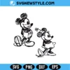 Sketch Mouse Svg Bundle Png Cut Files for Cricut & Silhouette 2 Sketch Mouse Svg Bundle