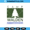 Camp Walden Svg | Summer Adventure Cut File for Cricut 2 Camp Walden Svg