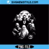 Classic Halloween Monsters PNG Digital Download | Vintage Horror Graphic 3 Classic Halloween Monsters PNG