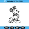 Mickey Mouse Sketch Svg
