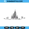 Disney Castle Svg Design Digital Download | Family Vacation Magic Design 2 Disney Castle Svg Design