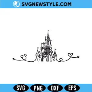 Disney Castle Svg Design