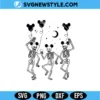 Festive Dancing Skeleton Ears SVG Digital Download | Halloween Party Printable SVG 2 Festive Dancing Skeleton Ears SVG