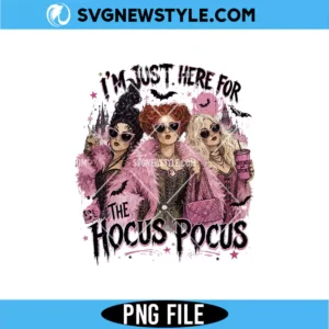 Just Here For The Hocus Pocus PNG