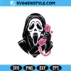 Girly Ghostface SVG Digital Download | Trendy Horror Cut File 3 Girly Ghostface SVG